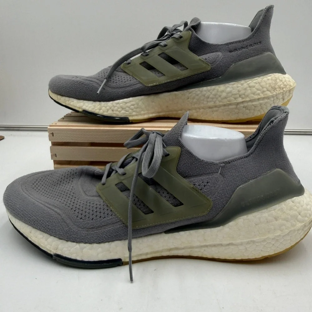 Adidas Ultraboost Primeblue Grey Running Sneakers Mens Size 14